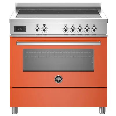 Bertazzoni PRO95I1EART Professional induktionskomfur med ovn, 90 cm, orange
