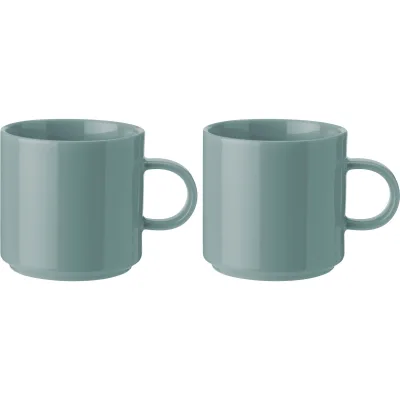 Stelton Krus, dusty green, 0,2 liter, 2 stk.