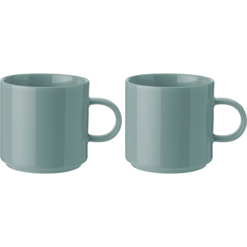 Stelton Krus, dusty green, 0,2 liter, 2 stk.