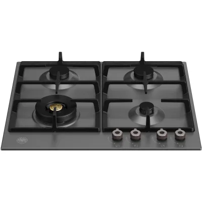 Bertazzoni Professional P604LPRONE gaskomfur 4 brændere, matsort, 60 cm