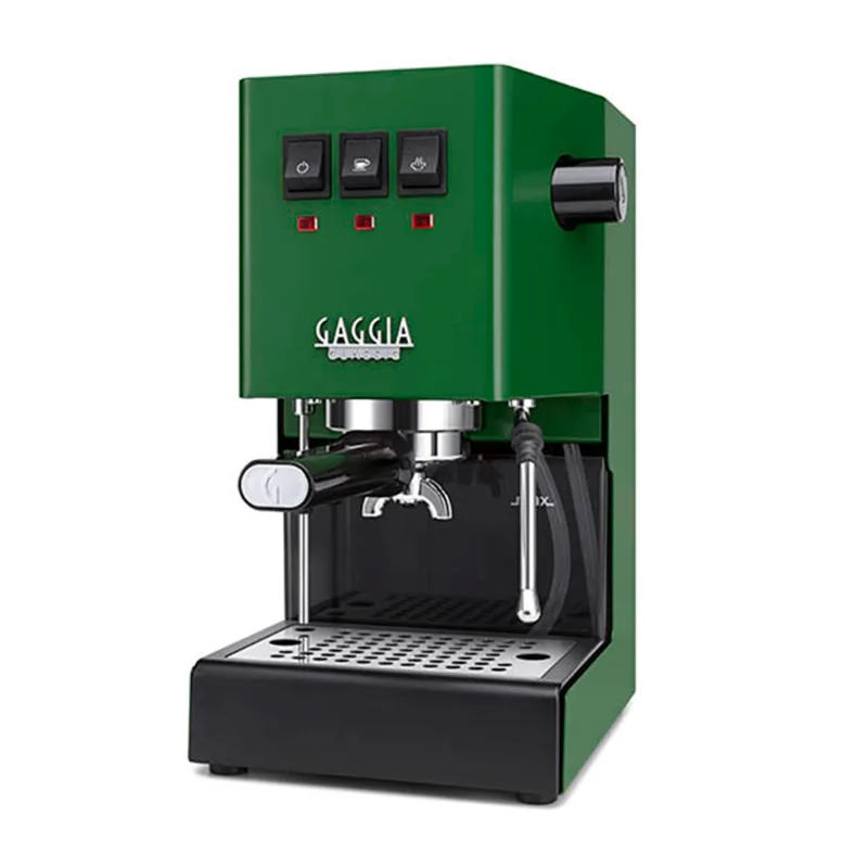 Gaggia Classic E24 espressomaskine, grøn