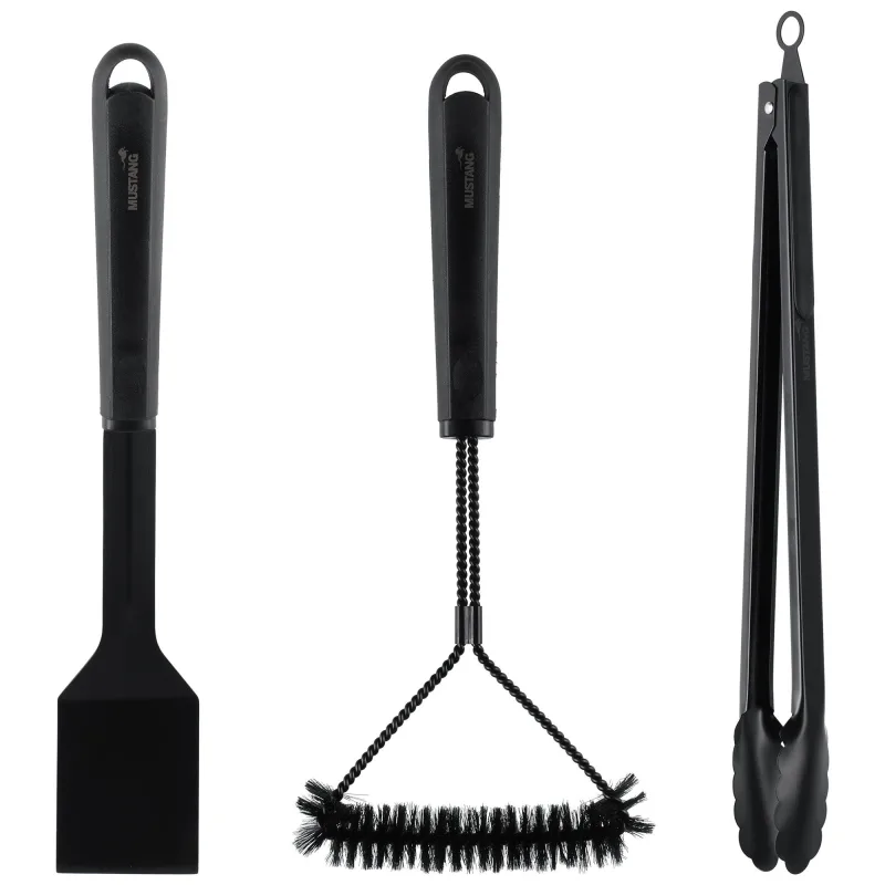 Mustang Black Line grillredskabssæt, 3 dele