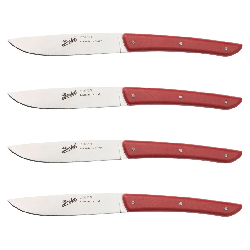 Berkel Steakkniv 4 stk, rød