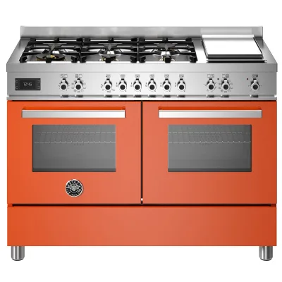 Bertazzoni PRO126G2EART Professional gaskomfur, 120 cm, orange