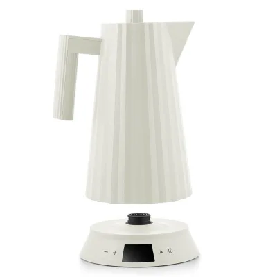 Alessi Elkedel med temperaturkontrol 1,7 liter, hvid