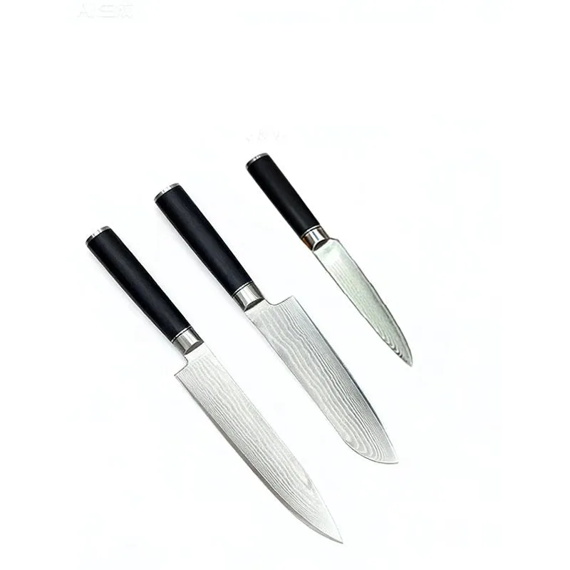 Damaskus knivsæt 3 knive