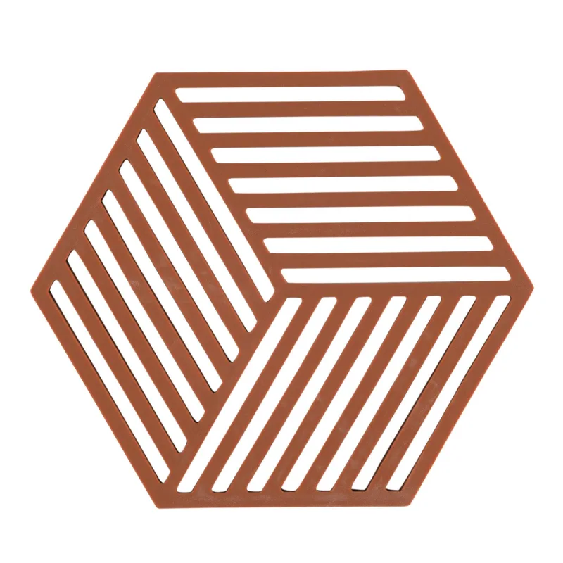 Zone Hexagon Bordskåner, terrakotta