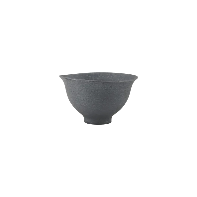 Pion høj skål Ø19,5 cm - Sort/brun