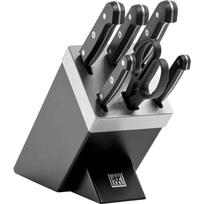 Zwilling Gourmet selvslibende knivbloksæt, 7 dele