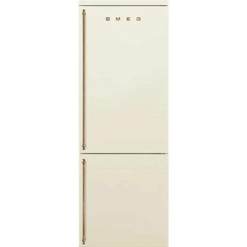 Smeg FA8005RPO6 højrehængt køle/fryser 70 cm, creme