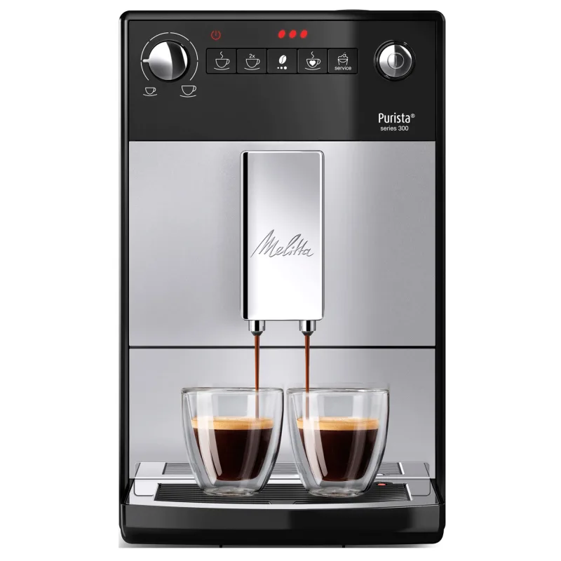 Melitta Purista Helautomatisk kaffemaskine, sølv