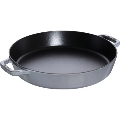 Staub Paellapande 34 cm, grafitgrå