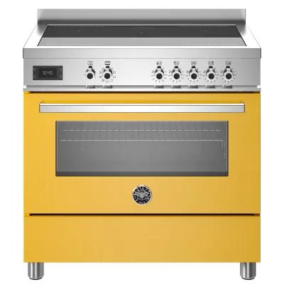 Bertazzoni PRO95I1EGIT Professional induktionskomfur med ovn, 90 cm, gul
