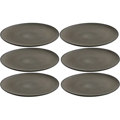 Aida RAW frokosttallerken 23 cm, forest brown, 6 stk.