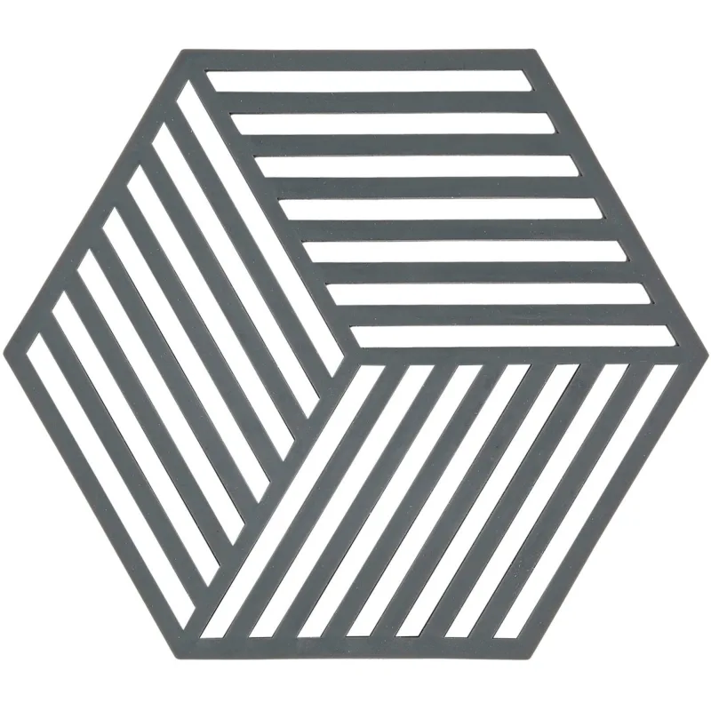 Zone Bordskåner Hexagon, cool grey