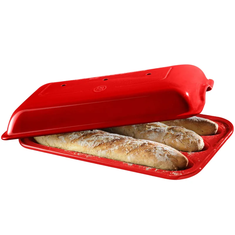 Emile Henry Baguetteform, rød