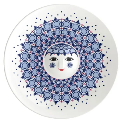 Bjørn Wiinblad Olga Skål 33 cm, blå