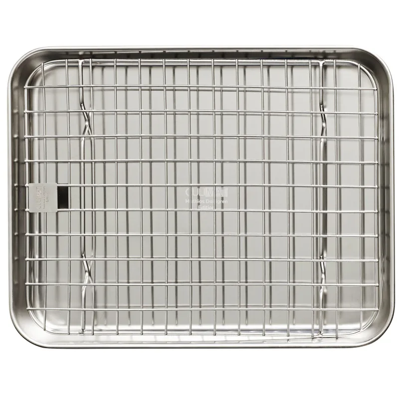 Culimat Gastro-bakke og rist 26,5 x 20,5 x 2,5 cm, rustfrit stål