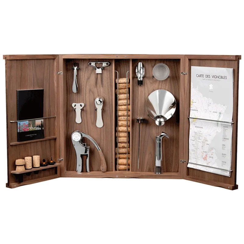 L atelier du vin Cabinet d'Oeno-Curiosités skab med vintilbehør