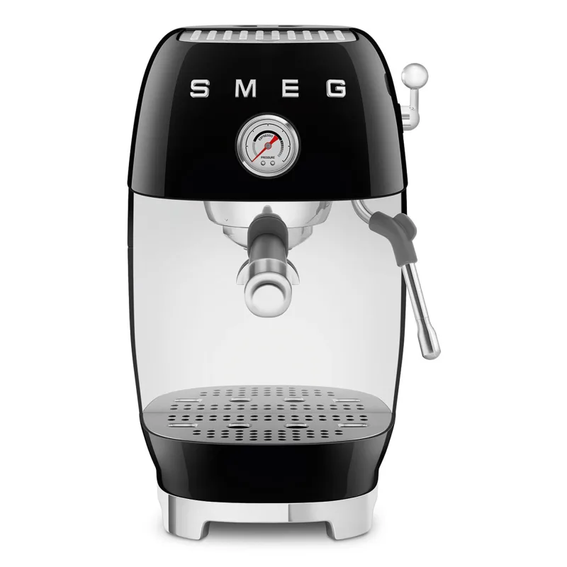 Smeg Manuel espressomaskine med Cold Brew, sort