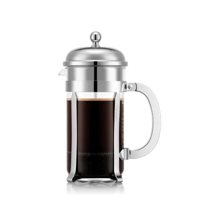 Bodum Chambord stempelkande 8 kopper, chrome