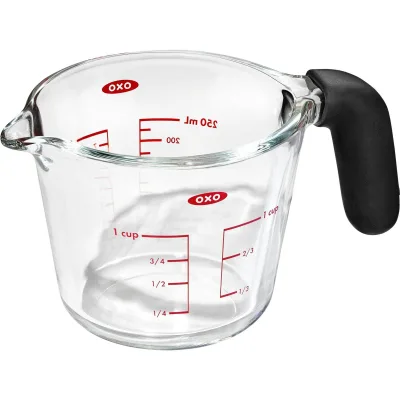 Oxo Målebæger 0,25 liter, glas