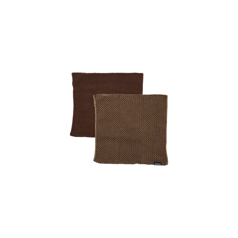 Sentaku karklud 27x27 cm 2-pak - Sort/brun