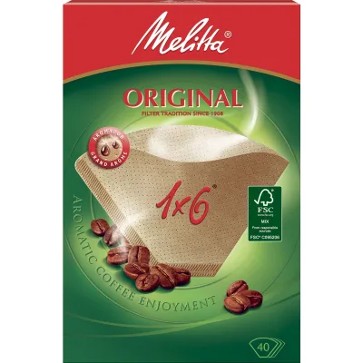 Melitta Original Kaffefilter 1x6 40 stk.
