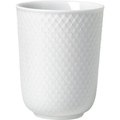 Lyngby porcelæn Rhombe Krus 33 cl Hvid