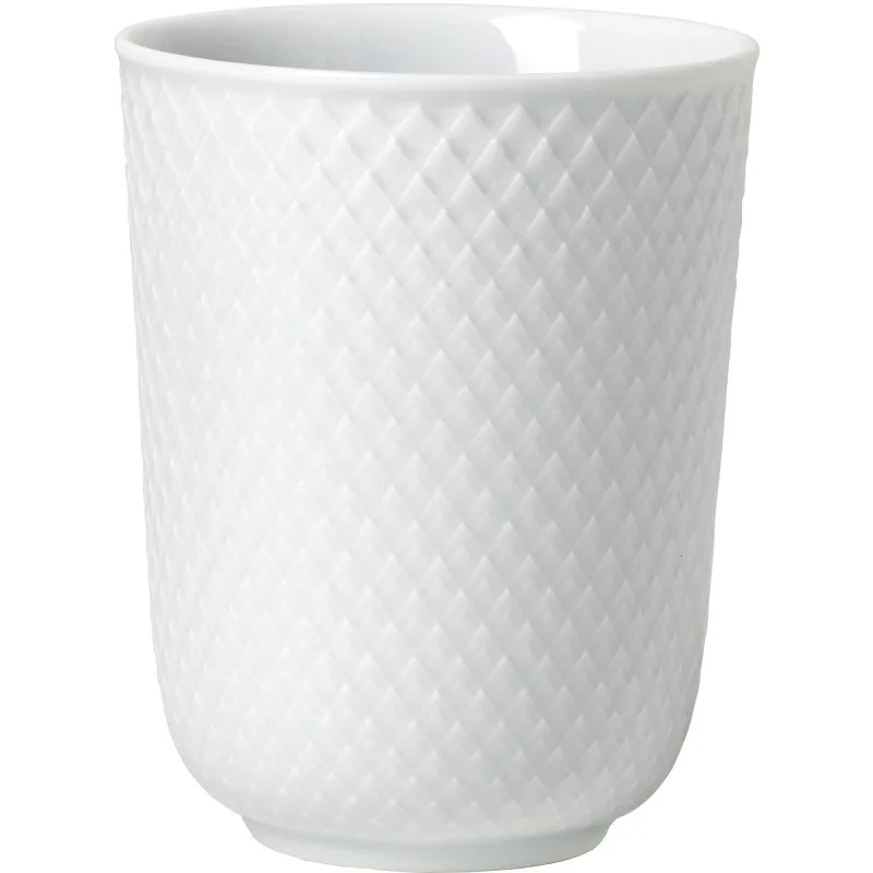 Lyngby porcelæn Rhombe Krus 33 cl Hvid