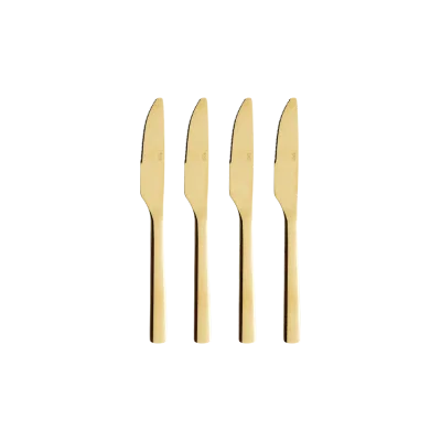 Raw kniv 4-pak - Guld