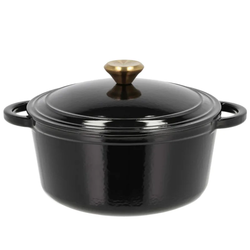 Pillivuyt Gourmet Garonne støbejernsgryde 3,8 liter, sort