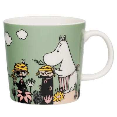 Moomin arabia Omtanke krus 0,3 liter, grøn