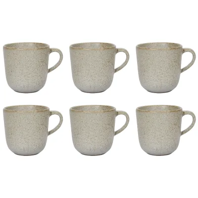 Aida Raw mugg 20 cl, beige, 6 stk.
