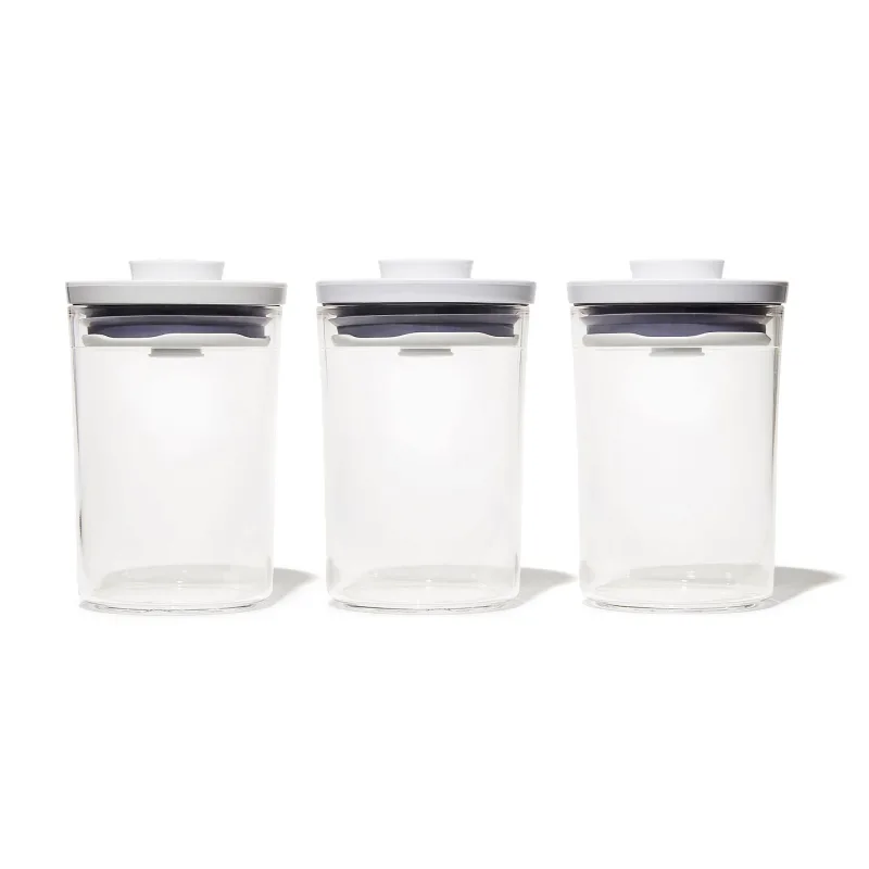 Oxo POP opbevaringsbeholder 0,6 liter, 3 stk.