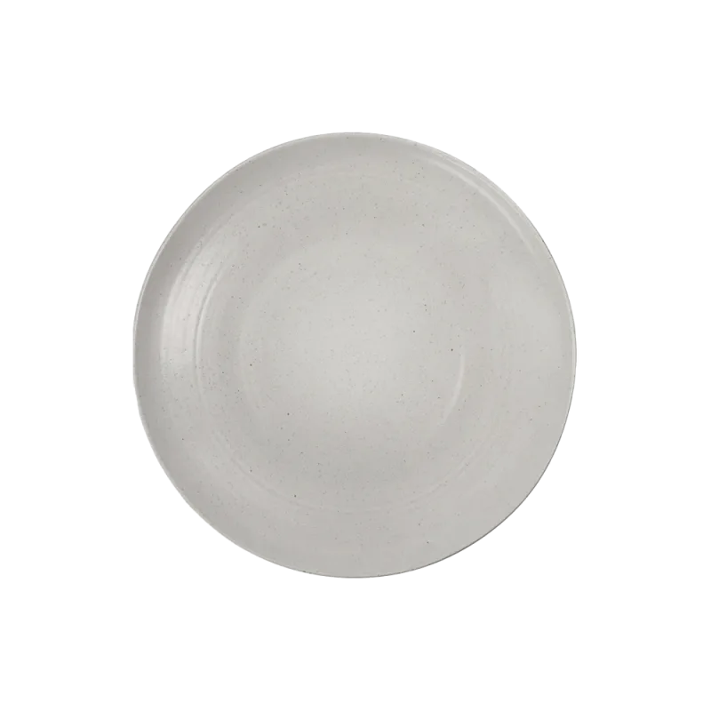 Pion fad Ø36 cm - Grå/hvid