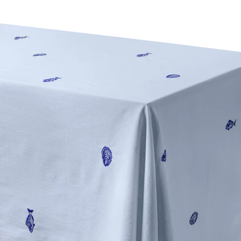 Midnatt Josefin La Mer Dug 250x145 cm, blå