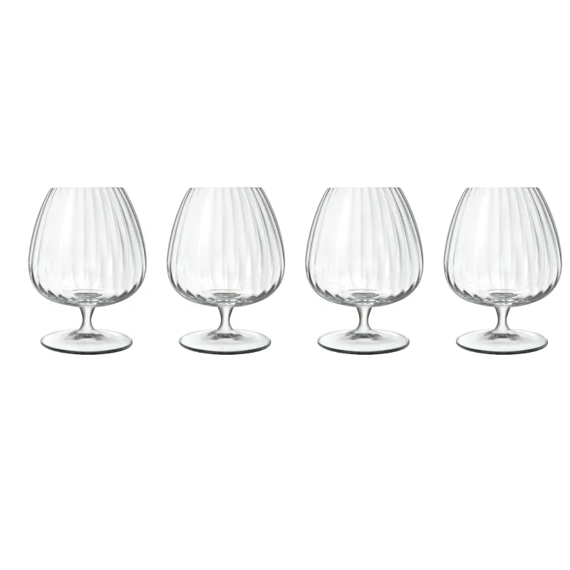 Luigi Bormioli Optica Cognacglas, 4 stk.