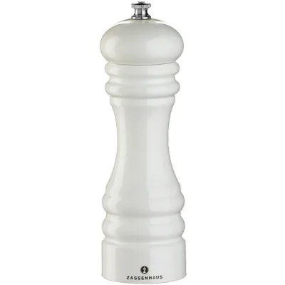 Zassenhaus Berlin Peberkværn 18 cm. Hvid Blank