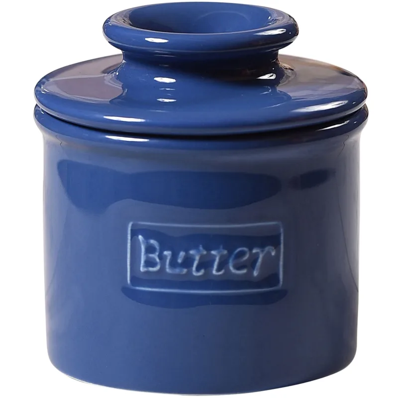 BUTTERBELL Retro Café smørklokke, royal blue