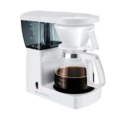 Melitta Excellent 4.0  hvid kaffemaskine