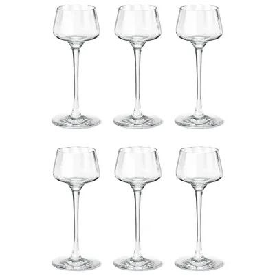 Georg jensen Bernadotte snapseglas 4cl, 6 stk