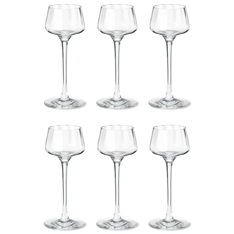 Georg jensen Bernadotte snapseglas 4cl, 6 stk