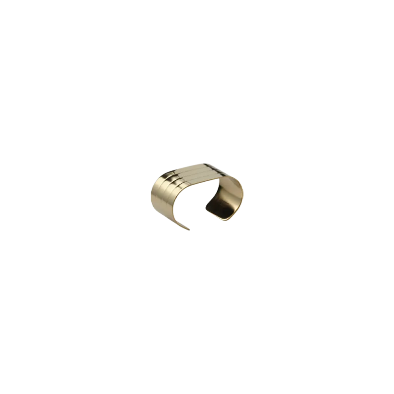 Raw servietring 4-pak - Champagne guld