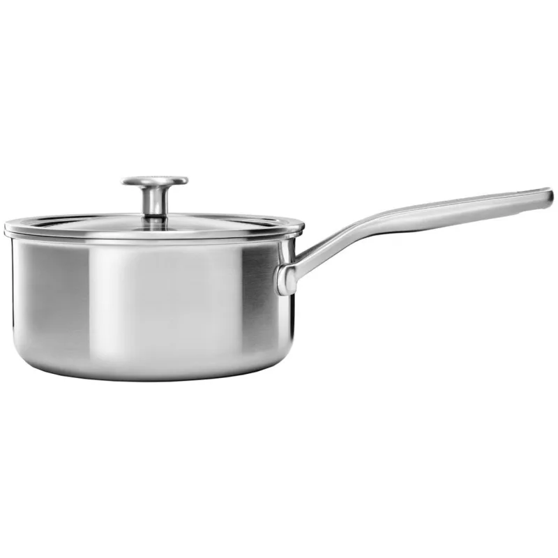Kitchenaid Cookware Collection Kasserolle m/låg rustfrit stål 2,1 liter, 18 cm