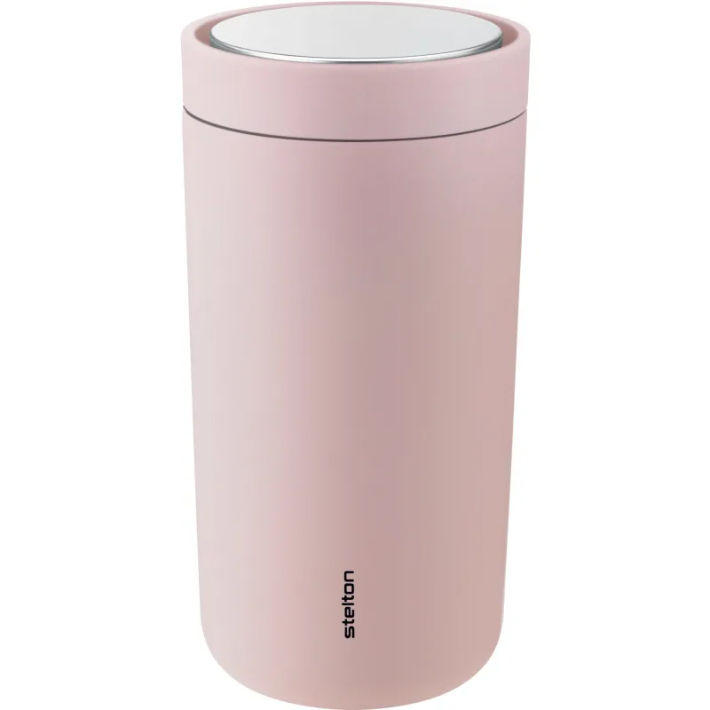 Stelton To Go Click Steel termokop 0,2 liter, soft rose