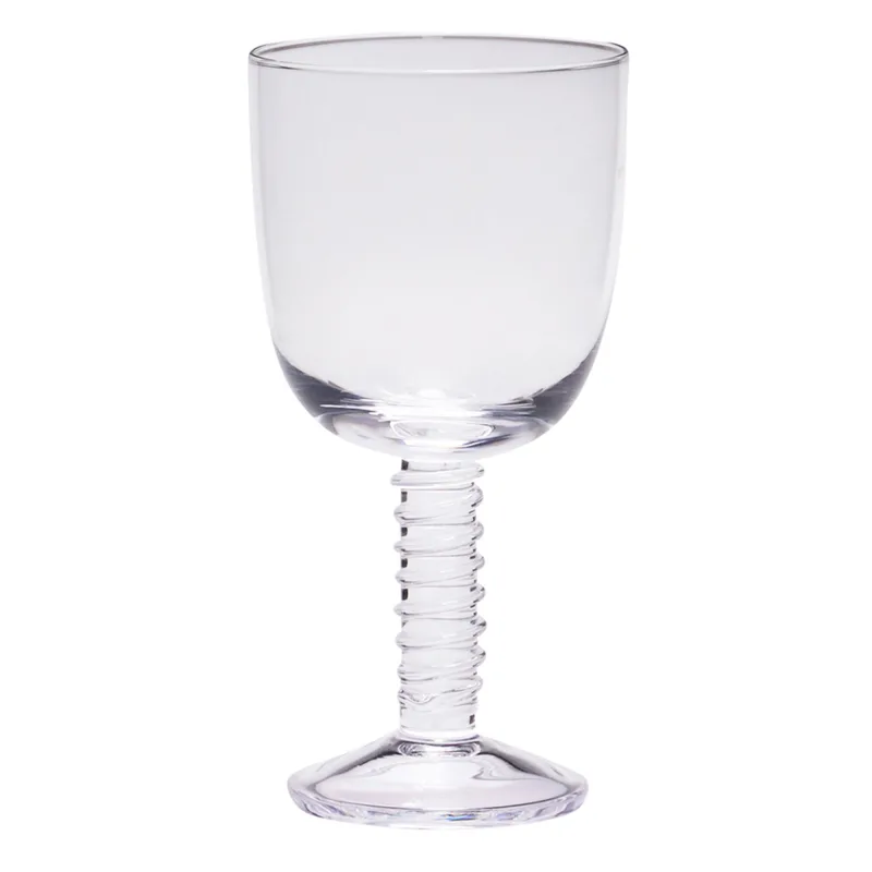 Hübsch Clink Hvidvinsglas, klar