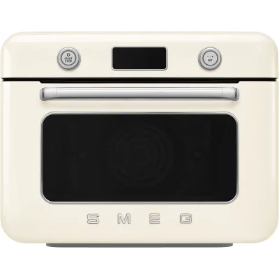 Smeg COF01CREU Fritstående dampovn, creme