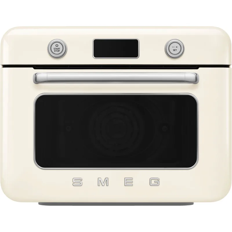 Smeg COF01CREU Fritstående dampovn, creme