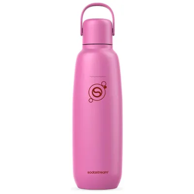 Sodastream Fizz & Go flaske i rustfrit stål 0,9 l, guava